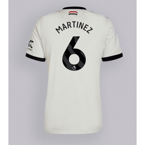 Pánský Fotbalový dres Manchester United Lisandro Martinez #6 2024-25 Třetí Krátký Rukáv